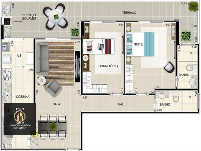 Apartamento à venda com 2 quartos, 89m² - Foto 35