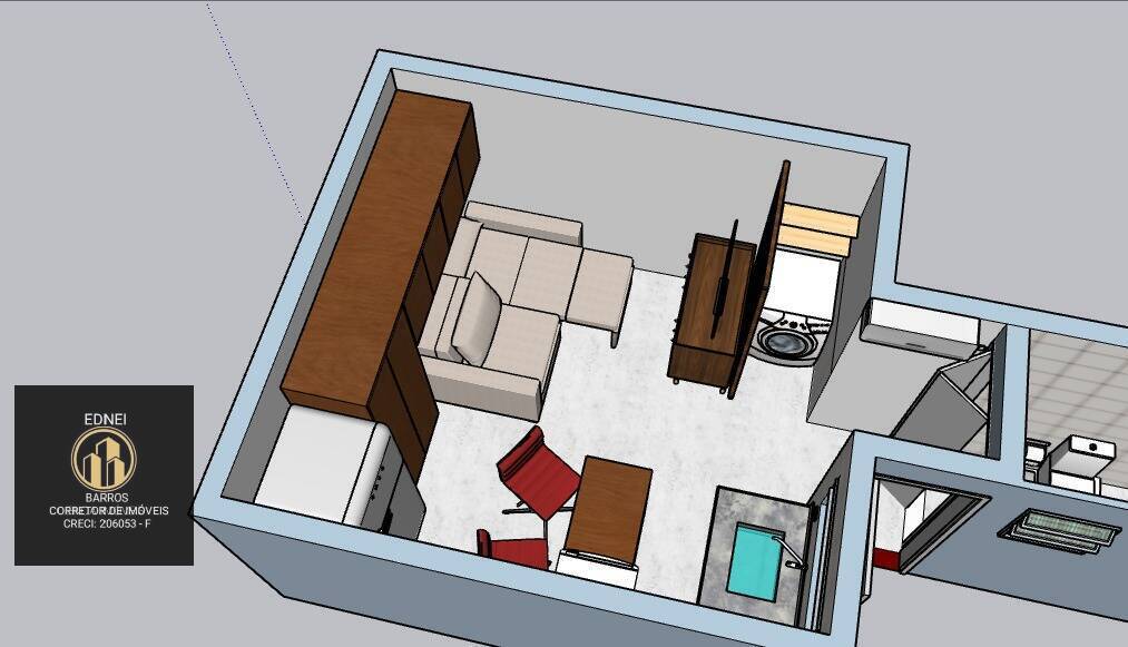 Apartamento à venda com 1 quarto, 19m² - Foto 23