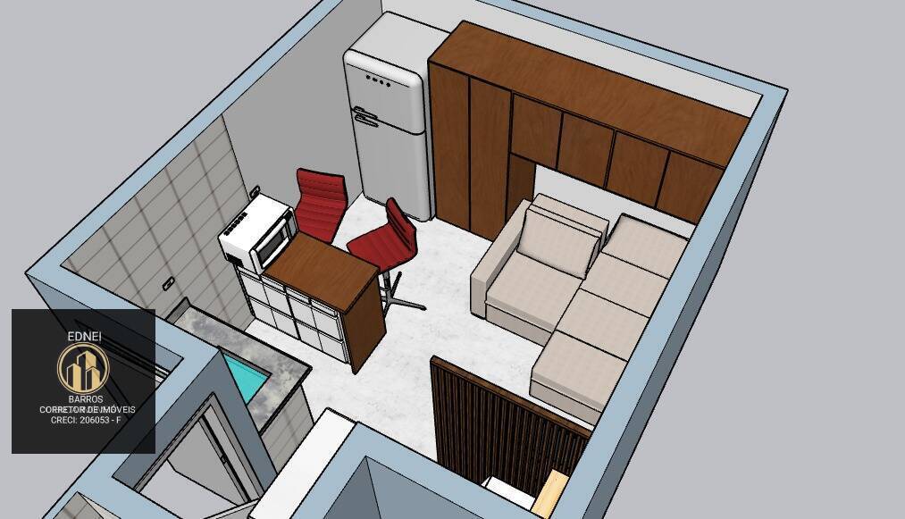 Apartamento à venda com 1 quarto, 19m² - Foto 21